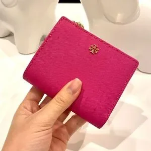 ★ベストセラー★TORY BURCH EMERSON MINI WALLET Tory Burch Womens Leather Emerson Mini Wallet 52902, Navy | eBay